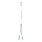 MH026 8-poliger Stecker auf zwei 3,5-mm-Buchsen für Kopfhörerbuchsen, Kabelsteuerung, Audioadapter